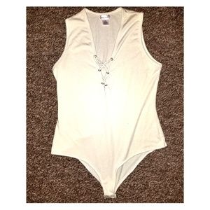Plus size laced Bodysuit